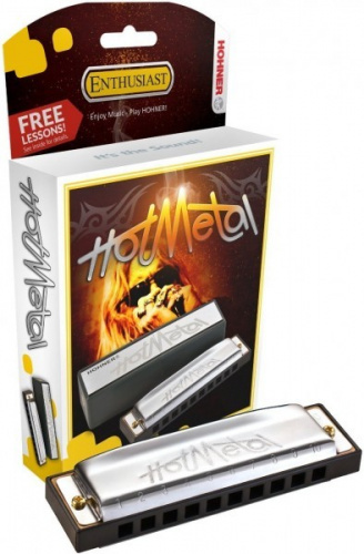 Hohner Hot Metal C (До) губная гармошка диатоническая