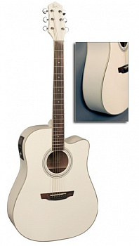 Flight AD-200 CEQ WH гитара электроакустическая