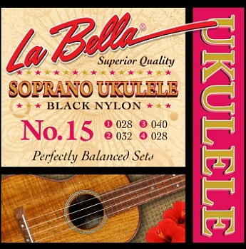 La Bella Ukulele 15 струны на укулеле сопрано