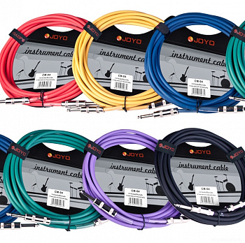 Joyo CM-04 Cable Green кабель 4.5м инструментальный
