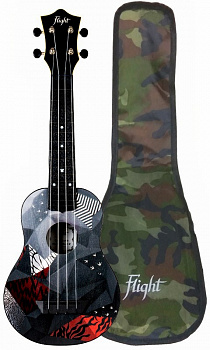 Flight TUS 21P укулеле сопрано и чехол