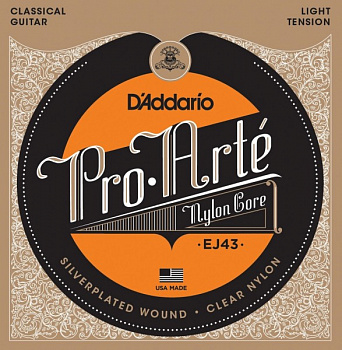 D'Addario EJ43 Light струны на классику (.0275-.042)