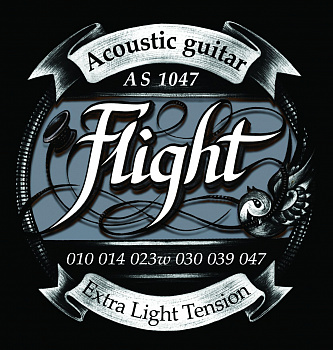 Flight AS1047 10-47 Extra Light струны на акустику