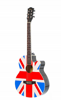 Elitaro L4040 UK Flag гитара акустическая