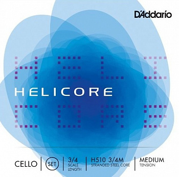D'Addario H510 3/4M струны на виолончели 3/4