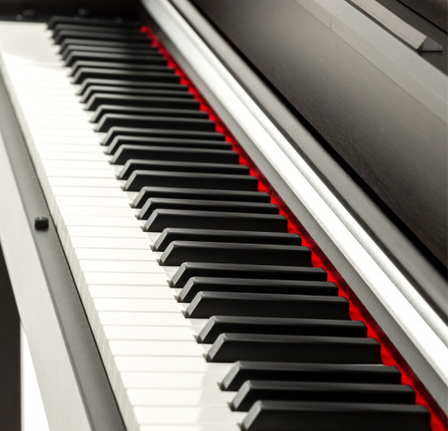 Цифровое пианино электронное Beisite B-808 Pro BN коричневое, 88 клавиш рояльного типа, клавиатура полновзвешенная