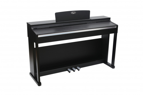 Цифровое пианино Beisite B-89 Pro BK черный, 88 клавиш, корпусное с крышкой, стойка, педали