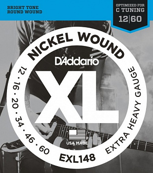 D'Addario EXL148 12-60 EX/H струны на электрогитару