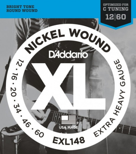 D'Addario EXL148 12-60 EX/H струны на электрогитару