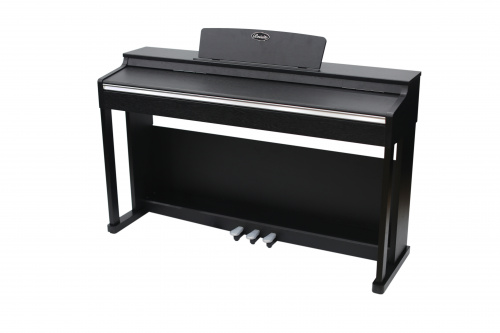 Цифровое пианино Beisite B-89 Pro BK черный, 88 клавиш, корпусное с крышкой, стойка, педали