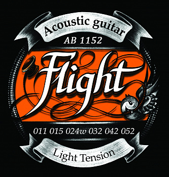 Flight AB1152 11-52 Super Light струны на акустику