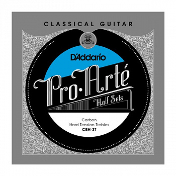 D'Addario CBH-3T Hard верхние 3 струны на классику