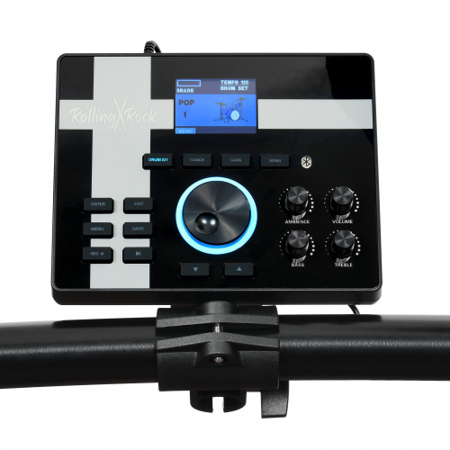Rolling Rock MD-300 pro электронная ударная установка с наушниками, стулом барабанщика и барабанными палочками 