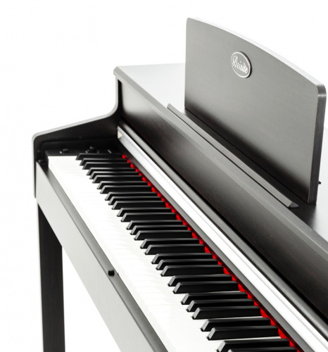 Цифровое пианино электронное Beisite B-808 Pro BN коричневое, 88 клавиш рояльного типа, клавиатура полновзвешенная