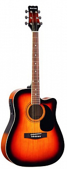 Martinez FAW-702 CEQ VS электроакустическая гитара