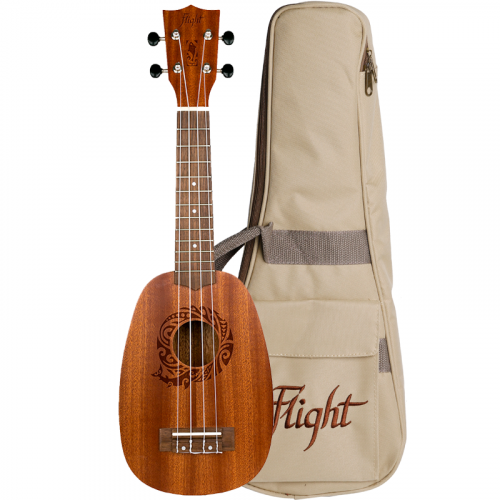 Flight NUP310 PINEAPPLE укулеле сопрано с чехлом