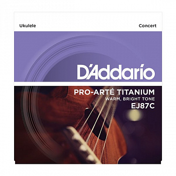 D'Addario EJ87C Ukulele concert струны на укулеле концерт