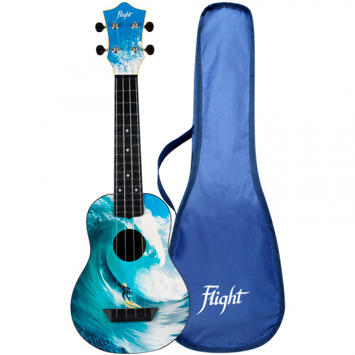 Flight TUS 25 SURF укулеле сопрано и чехол