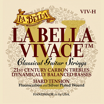 La Bella VIV-H Vivace Hard струны на классику (.025-.043)