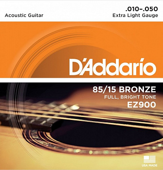 D'Addario EZ900 Extra Light 10-50 струны на акустику