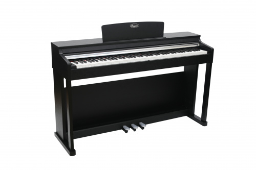Цифровое пианино Beisite B-89 Pro BK черный, 88 клавиш, корпусное с крышкой, стойка, педали