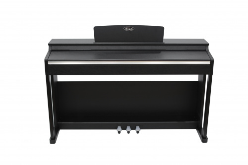 Цифровое пианино Beisite B-89 Pro BK черный, 88 клавиш, корпусное с крышкой, стойка, педали