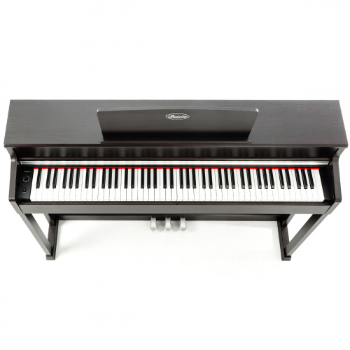 Цифровое пианино электронное Beisite B-808 Pro BN коричневое, 88 клавиш рояльного типа, клавиатура полновзвешенная