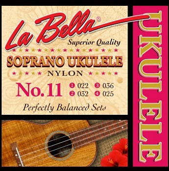 La Bella Ukulele 11 струны на укулеле сопрано