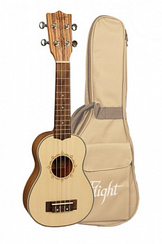 Flight DUS320 SP/ZEB укулеле сопрано и чехол