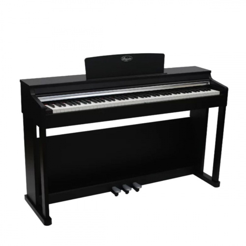 Цифровое пианино Beisite B-89 Pro BK черный, 88 клавиш, корпусное с крышкой, стойка, педали