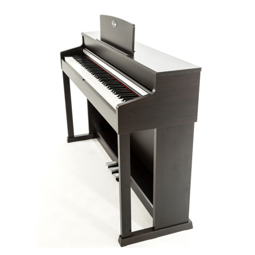 Цифровое пианино электронное Beisite B-808 Pro BN коричневое, 88 клавиш рояльного типа, клавиатура полновзвешенная